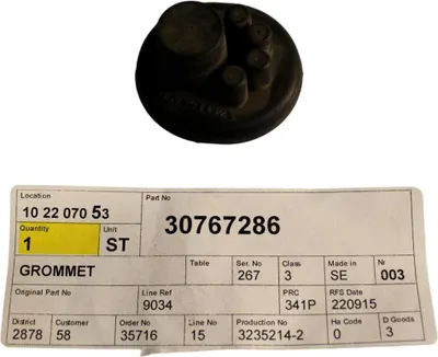 Obrázok produktu pre VOLVO S60 V60 XC60 priechodka káblového zväzku 30767286