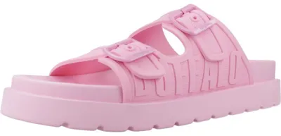 Produktbild von BUFFALO Modell EVE SOL Damen Plateau-Sneaker mit charakteristischer Sohle in Rosa