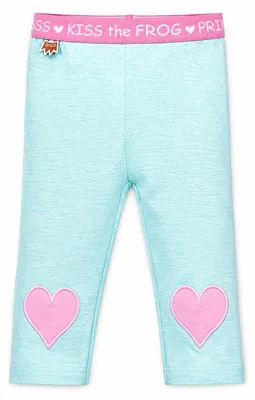 Produktbild von BONDI Baby Kinder Leggings "Herzen" 86576 - Mint | Mädchen Hose Größe: 74