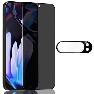 Obrázok produktu pre 1-balenie Google Pixel 9 Pro XL Ochranné sklo na displej Privacy & 1-balenie ochrana objektívu - Tvrdené sklo 9H - Super kvalita 3D