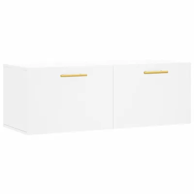 Obrázok produktu pre Nástenná skrinka biela 100x36,5x35 cm kompozitné drevo
