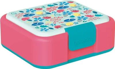 Obrázok produktu pre Quokka KIDS FLOWERS NR Box na desiatu 1 l 16,5 × 18 × 7 cm