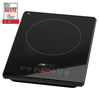 Obrázok produktu pre Clatronic EKI 3569, Čierna, Na pracovnú dosku, Indukčná varná doska so zónami, Smaltovaný, 1 zone(s), 1 zone(s)