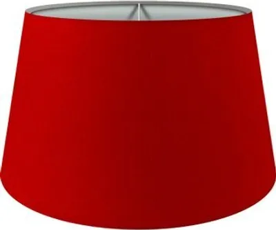 Produktbild von Wogati® Premium Lampenschirm E14/E27 Baumwolle | Rot / Größe: XL