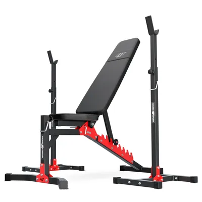 Produktbild von Marbo Sport Set MH19| verstellbare Hantelbank MH-L115 + höhenverstellbarer Hantelständer MH-S201 x2
