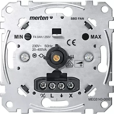 Produktbild von Merten Drehzahlsteller-Einsatz MEG5143-0000