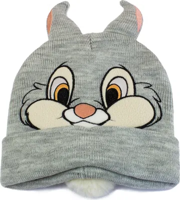 Produktbild von Bambi - Mütze für Herren/Damen Uni, Bommel CD457 (Einheitsgröße) (Grau)