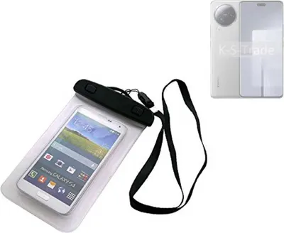 Produktbild von K-S-Trade Schutz Hülle Handy Hülle Kompatibel mit Xiaomi Civi 3 Beach Bag wasserdicht 16cm x 10cm Schutzhülle Staub Sand Flachwasser Beachbag Case