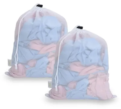 Productafbeelding van OTraki, 2 Stück waszakken, 30X40CM, wit, fijnmazig waszak voor de wasmachine