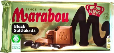 Produktbild von Marabou Black Saltlakrits 220g