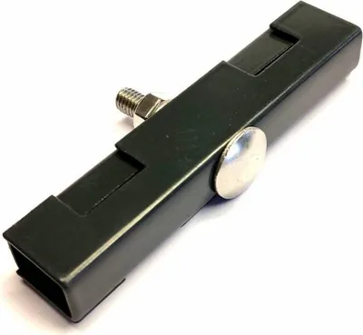 Produktbild von 10x Endlosverbinder Klemme Zaun Verbinder Halter für Gittermatte Doppelstab Anthrazit (RAL 7016)
