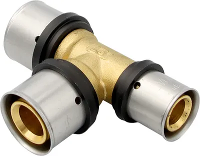 Produktbild von Pressfitting T-Stück 26x3 26x3 20x2 mm TH Kontur Alu-Verbundrohr