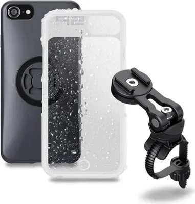 A phone case and mount are displayed against a white background.