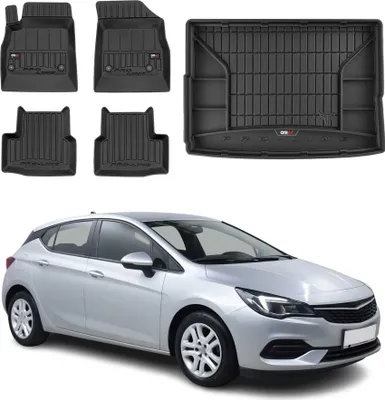 Produktbild von OMAC Fußmatten & Kofferraumwanne Set für Opel Astra K 2015-2025 5tür Gummi