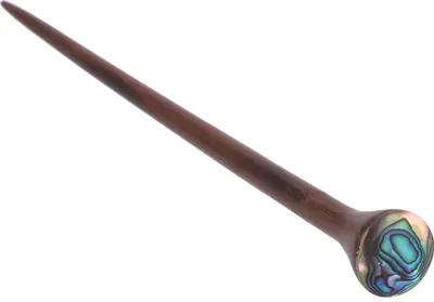 Produktbild von Holz Haarspange, Haarnadel mit Muschel - Modell 6, Braun, Holz,Muscheln, Haarspangen, Haarschmuck