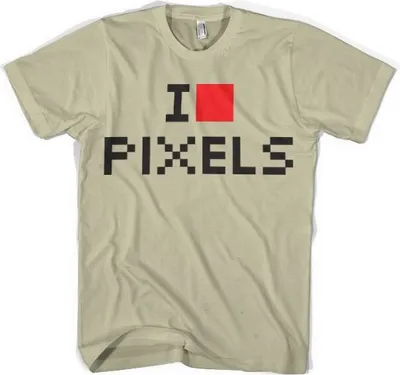 Produktbild von I Love Pixels T-Shirt - XX-Large - Khaki