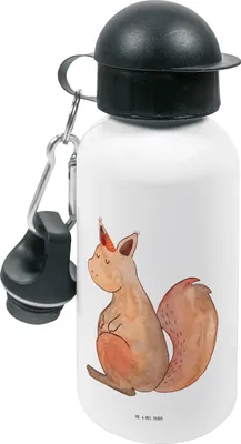 Produktbild von Mr. & Mrs. Panda Trinkflasche Einhorn Glauben - Weiß - Geschenk, Kinder, Eichhörnchen, Sportflasche, Einhörnchen, Kindergarten, Kinderflasche, Unicorn, Wasserflasche