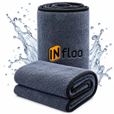 Produktbild von INfloo Mikrofasertuch Auto 60x90 cm 500 GSM Detailing