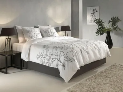 Produktbild von Zohome White Bettbezug Judy - 135x200 cm + 1 Kissenbezug - Hergestellt aus 100% Baumwolle
