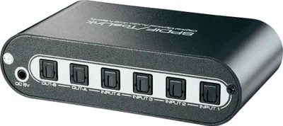 Immagine prodotto di SpeaKa Switch professionale a matrice Toslink a 4 porte con telecomando, argento