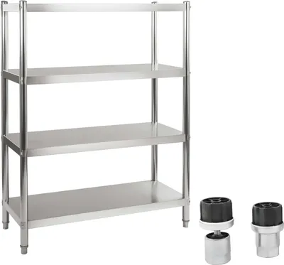 Zdjęcie produktu dla Regał Ze Stali Nierdzewnej Gastronomiczny 120X48,5X155Cm