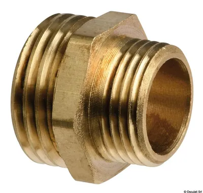 Immagine prodotto di Nipplo doppio in ottone 1/2" x 3/4" , 1 pezzo