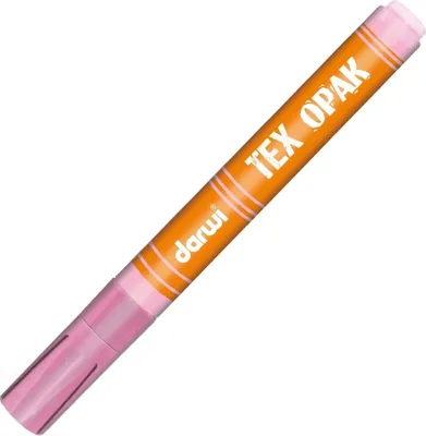 Zdjęcie produktu dla Darwi Tex Fabric Opak Marker Pisak do tkanin Pink 6 ml 1 szt.