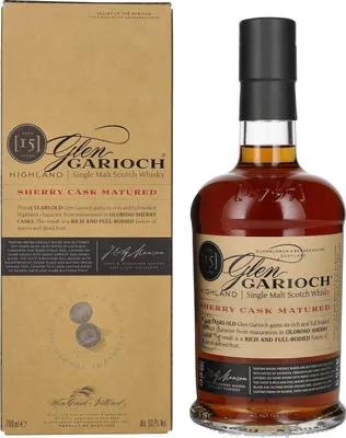 Image de Glen Garioch 15 Years Old SHERRY CASK MATURED 53,7% Vol. 0,7l en boîte cadeau