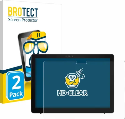 Produktbild von 2x Für Dell Latitude 7210 2-in-1 Schutzfolie BROTECT Displayschutz Display Schutz Folie Klar Transparent