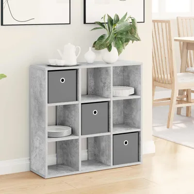 Produktbild von vidaXL Sideboard mit Schubladen Beton Grau 73,5 x 24 x 69,5 cm