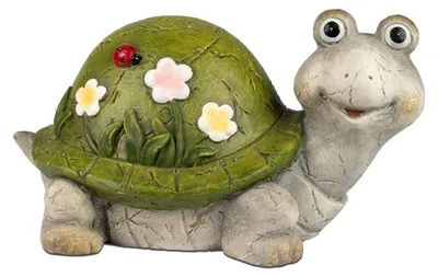 Produktbild von Dekorative Schildkröten-Figur für den Garten, Lustige Tierfigur
