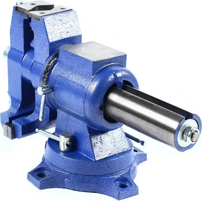 Image de Etau 100mm Enclume pour fraiseuse Plateau tournant 360° Etau d'établi Établi