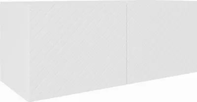 Produktbild von MEBLINI TV-Schrank 100cm Lang - Fernsehschrank - TV Lowboard Industrial - Unterschrank für Fernseher - TV-Unterschrank - TV-Schrank - Hängeschrank - KLARO - 100x40x41cm - Weiß Matt