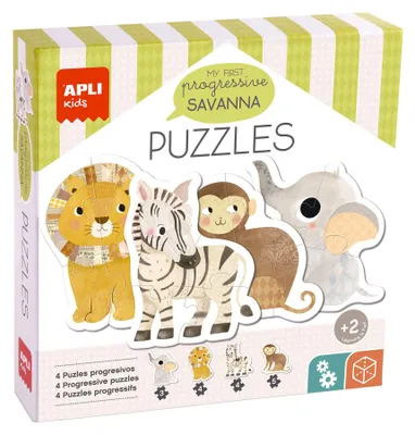 Immagine prodotto di APLI kids 19440 APLI kids Puzzle "La mia prima Savana", 16 pezzi