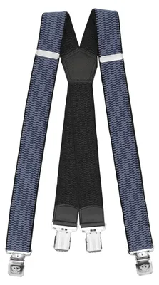 Produktbild von Fabio Farini - 1 Stück 4cm Breites X-Design verstellbar mit extra starken Clipverschluss, Hellblau