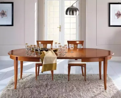 Produktbild von Italienische Möbel Designer Holz Tisch Sitz Ess Zimmer 4x Stuhl Garnitur