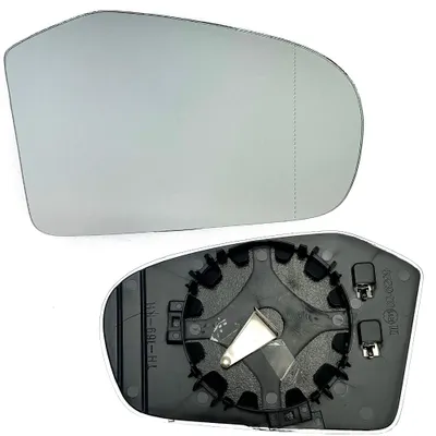 Produktbild von BILMAX Rechts Außenspiegelglas Ersatz für Mercedes Benz W169, W245 2004-2008 Beheizbar, mit Trägerplatte (Beifahrerseite)