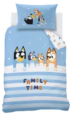 Immagine prodotto di Set di lenzuola Bluey Bingo, 100 x 135 cm, per bambini