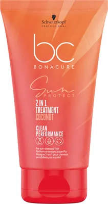 Produktbild von Schwarzkopf Masker Schwarzkopf BonaCure Clean Performance Sun Protect 2in1 Treatment Coconut 75ml