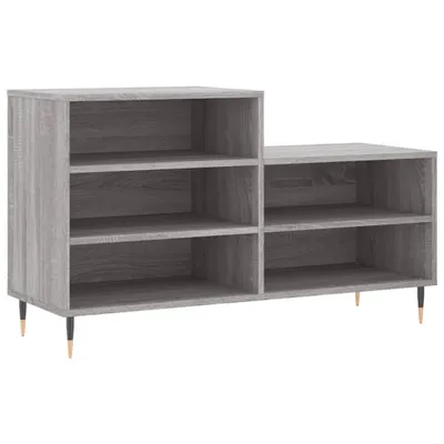 Produktbild von Schuhregal Grau Sonoma 102x36x60 cm Holzwerkstoff