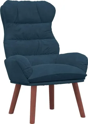 Zdjęcie produktu dla vidaXL Fotel niebieski 69 x 74 x 93 cm aksamitny
