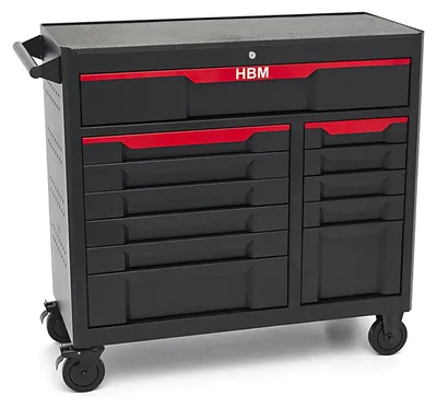 Obrázok produktu pre Dielenská skriňa - vozík na náradie s 12 zásuvkami 106cm HBM