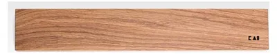 Produktbild von Magnetleiste aus Eiche zur Messeraufbewahrung - Holz für die Küche - Abmessungen 39 x 6,5 x 3 cm
