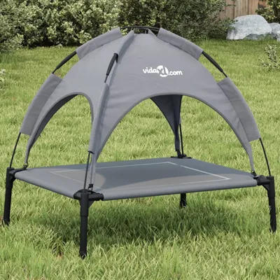 Produktbild von Möbel Hundeliege mit Dach Anthrazit Oxford-Gewebe und Stahl - Hundebetten &49953