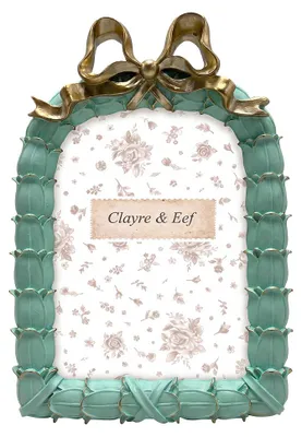 Produktbild von Clayre & Eef Bilderrahmen Grün Kunststoff