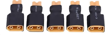 Zdjęcie produktu dla 5PCS/Set RC Drone Adapter Adapter Battery Converter Plug (XT30 Female to XT60 Male)