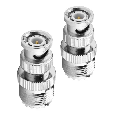 Produktbild von Koaxialadapter RF-Koaxialadapter BNC-Koaxialstecker Koaxialkabelstecker Stecker auf UHF SO239 PL-259 Buchse