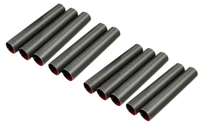 Produktbild von 10 Teflon Schaumrollen-Formen 10 Stück klein (8 cm x 1,3cm) Antihaft-beschichtet Teflon