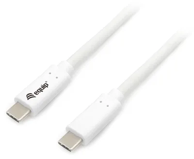 Obrázek produktu pro Equip 128365, 0,5 m, USB C, USB C, USB 3.2 Gen 1 (3.1 Gen 1), 5 Gbit/s, Bílá