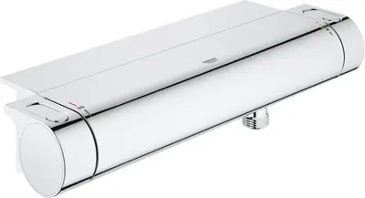 Produktbild von GROHE Grohtherm 2000 Thermostat-Brausearmatur, 34469001, Inklusive Seifenablage, Temperaturbegrenzer, Wassersparend, Chrom